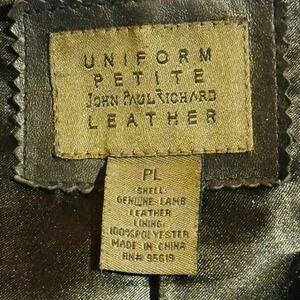 A John Paul, Richard, black leather women’s jacket